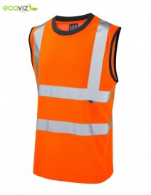 Leo Ashford Comfort Sleeveless T-Shirt Orange